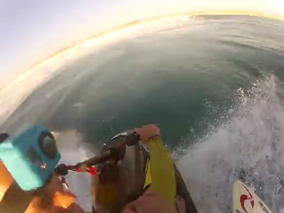 SURF TOW-IN WITH 2 SKIS
