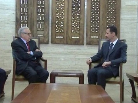 Syria envoy Brahimi tries again