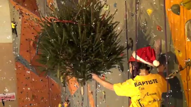 Séance de Noël au club d'escalade d'Avranches. 22/12/2012