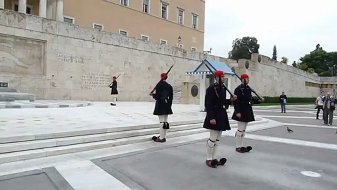 relève de la garde à ATHENES