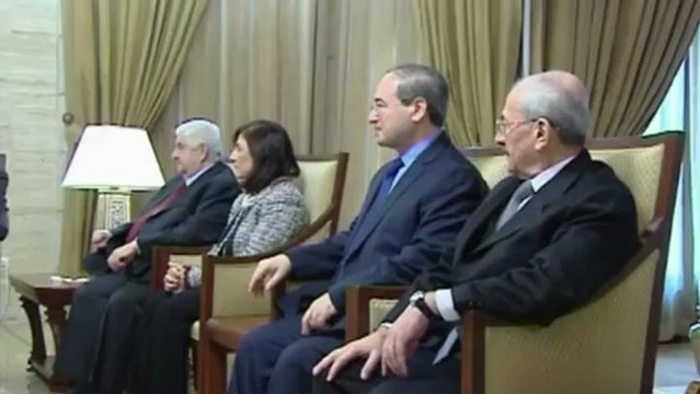 Syria peace envoy Brahimi holds talks with Assad