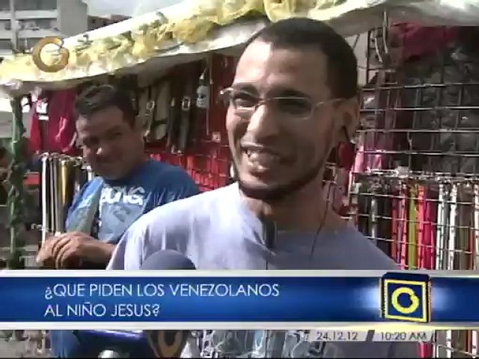 ¿Cuál es el deseo de los Caraqueños en estas navidades?