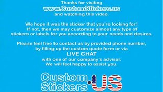 Custom Waterproof Stickers, Waterproof Stickers Custom