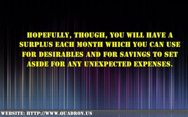 New Year Home Budgeting