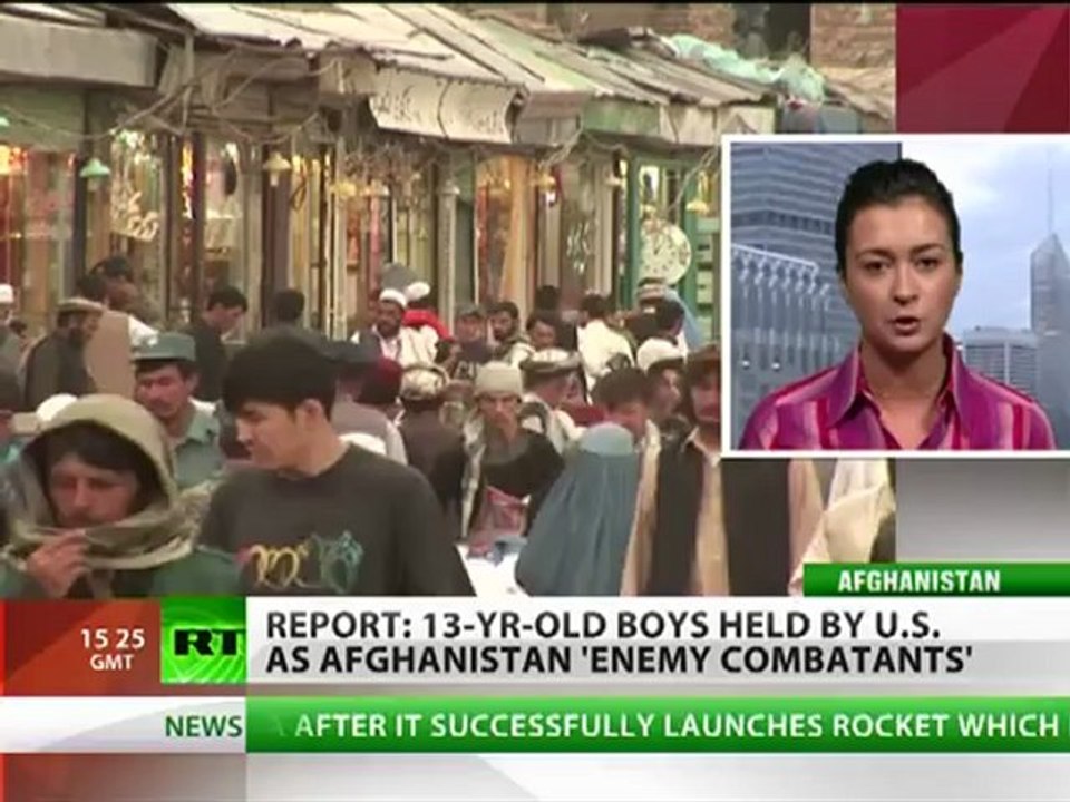 US held 200 teenagers as Afghan 'enemy combatants' - report