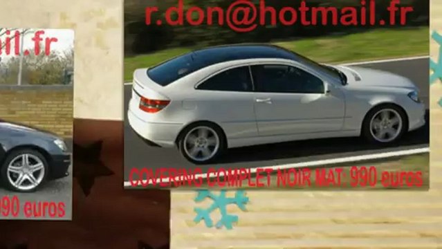 Mercedes CLC, Mercedes CLC, essai video Mercedes CLC, covering Mercedes CLC, Mercedes Mercedes CLC peinture noir mat