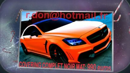 Mercedes CLS, Mercedes CLS, essai video Mercedes CLS, covering Mercedes CLS, Mercedes CLS peinture noir mat