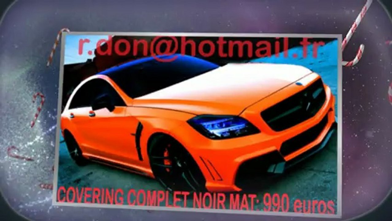 Mercedes CLS, Mercedes CLS, essai video Mercedes CLS, covering Mercedes CLS, Mercedes CLS peinture noir mat