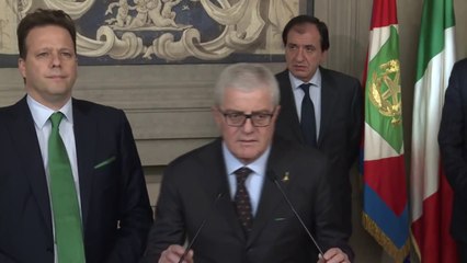 Télécharger la video: Roma - Consultazioni al Quirinale del Gruppo parlamentare Lega Nord Padania (23.12.12)