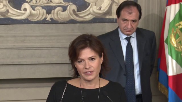 Roma - Consultazioni al Quirinale del Gruppo parlamentare Centrodestra Nazionale (23.12.12)