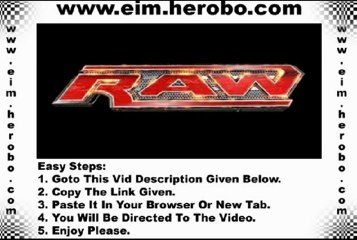 WWE RAW 24th December 2012 Part 3 HQ