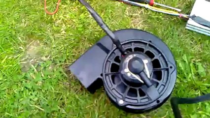 Test de l'interface de soufflerie avec commutateur originel de murena et le moteur de soufflerie hyundai