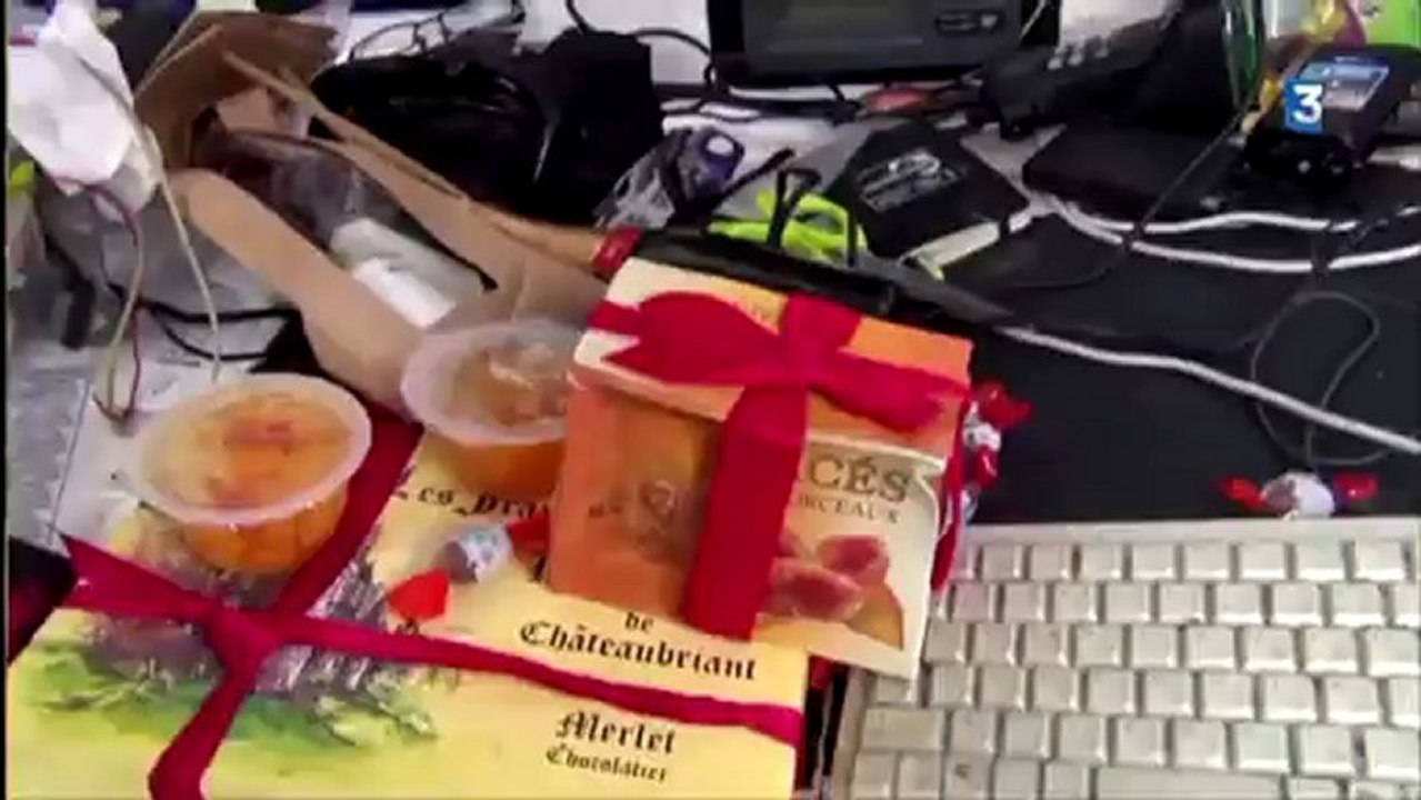 Les skippers du Vendée Globe ont fêté Noël avec humour