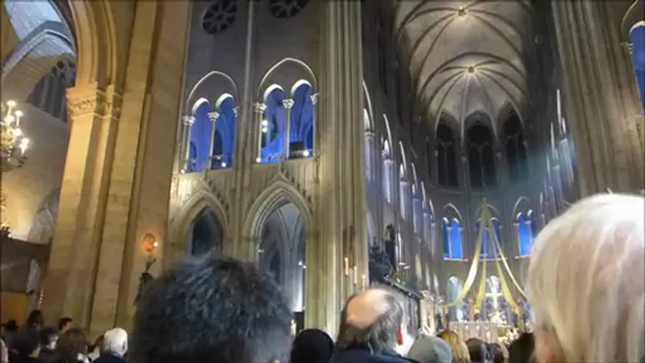 soir noël à Notre Dame de Paris