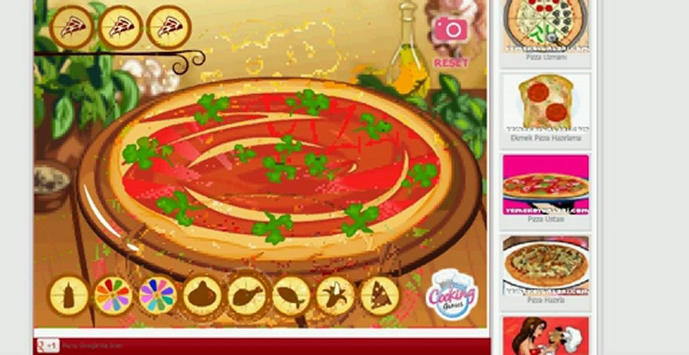 Pizza Süsle Oyunu