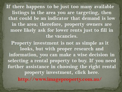 Points to Consider When Looking for the Perfect Rental Property