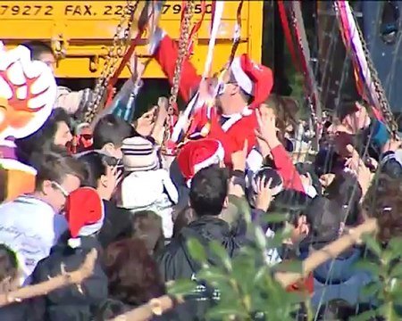 Δείτε πώς ήρθε στο Λιανoκλάδι ο Άγιος Βασίλης