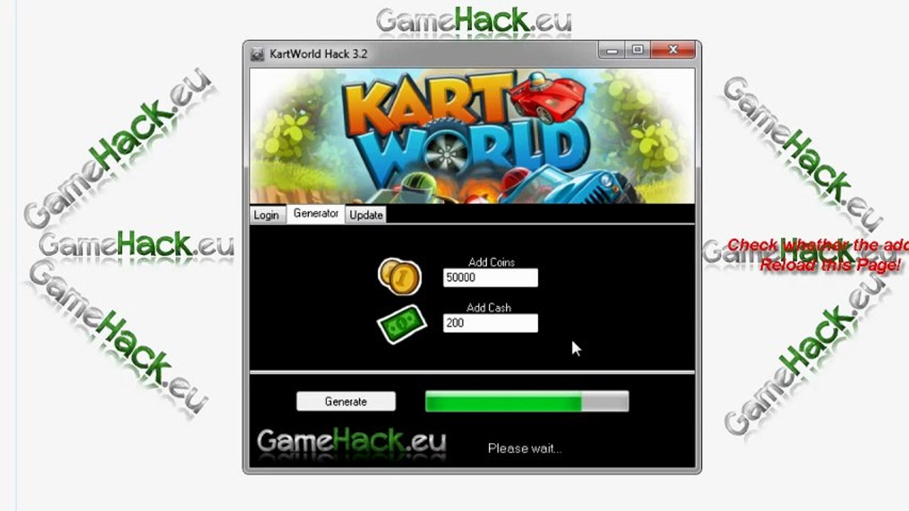 KartWorld Cheat - New Hack KaryWorld Download free on GameHack.eu