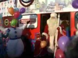Москва: как встречали Деда Мороза при минус 25