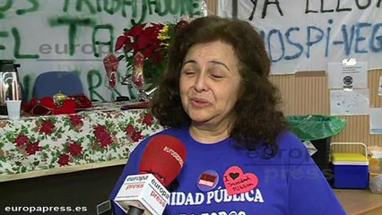 Encerradas en el hospital contra la privatización