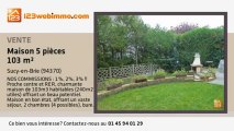 A vendre - maison - Sucy-en-Brie (94370) - 5 pièces - 103m