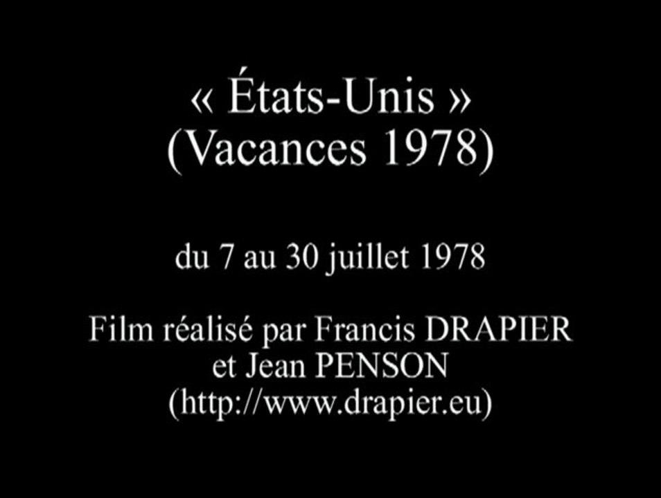 Vacances 1978 - États-Unis