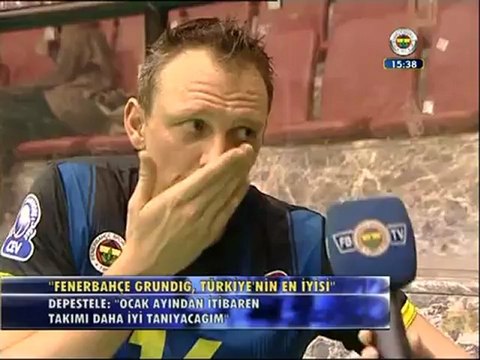 24 Aralık 2012 FBTV İlk Maçı Sonrası Frank Depestele Röportajı
