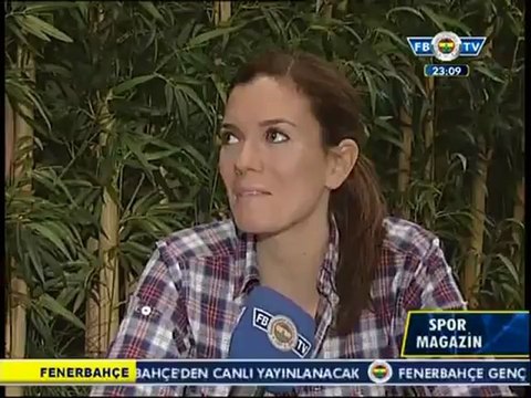24 Aralık 2012 FBTV Spor Magazin Programı İpek Soroğlu Röportajı