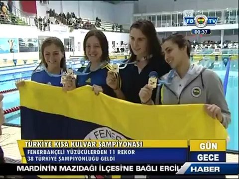 24 Aralık 2012 Fenerbahçe Yüzme Şubesi Türkiye Kısa Kulvar Şampiyonası Bilançosu
