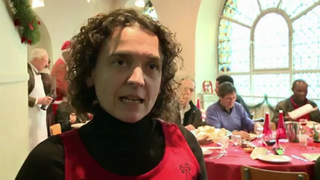 Un repas de Noël pour les sans-abris organisé par Sant'Egidio