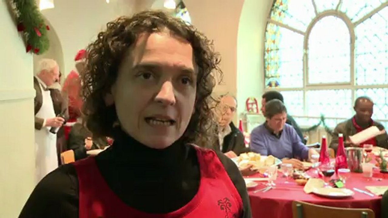Un repas de Noël pour les sans-abris organisé par Sant'Egidio