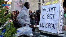 Manifestation de l'association Droit au logement