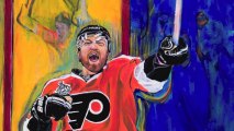 Claude Giroux Stanley Cup Final Game Winner Painting Time Lapse Process