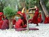 Moines du monastere de Drepung (Tibet)