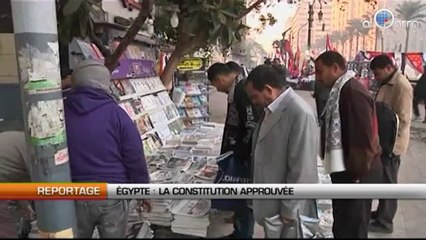 Egypte: La constitution approuvée