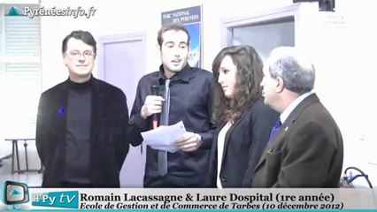 Tarbes Jean Gachassin parrain de l'EGC (10 décembre 2012)