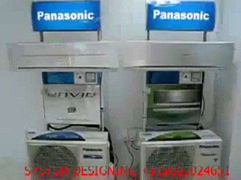 PANASONIC AIRCONDITIONER - LIVE DEMOSTRATION OF POWER CONSUPTION - SYSTEM DESIGNING +919825024651