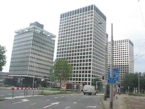 Rotterdam, Pays-Bas : gratte ciel du centre ville