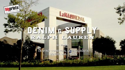 Impresionante escaparate de Ralph Lauren en CC Maquinista Barcelona