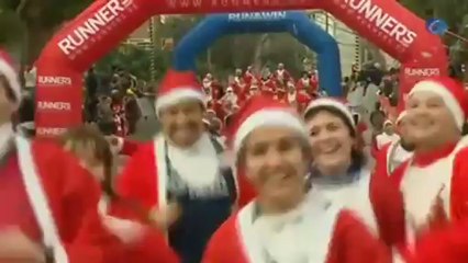 Chema Martínez estrena en España la Carrera del Papá Noel