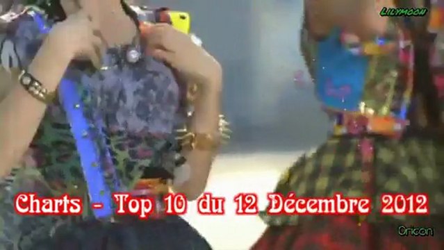 Charts Oricon ~ Top 10 du 12 Décembre 2012