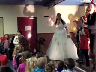 Aulnoye descente père noel tour florentine