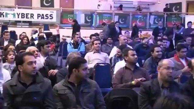 PTI London Jalsa with Javed Hashmi...Sardar Sajid's Poem Tsunami 23/12/2012