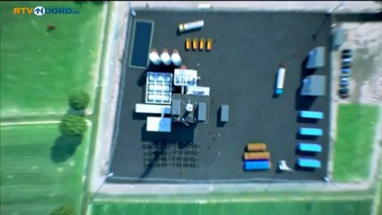 Hypermoderne boorinstallatie naar Groningen - RTV Noord