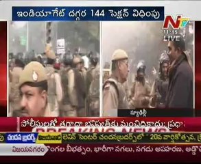 Curfew in Delhi to stop anti rape protests