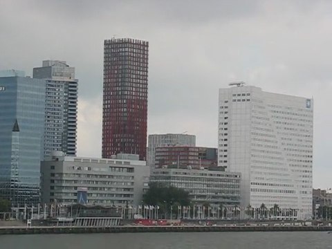 Rotterdam, Pays-Bas : zoom sur les gratte ciel