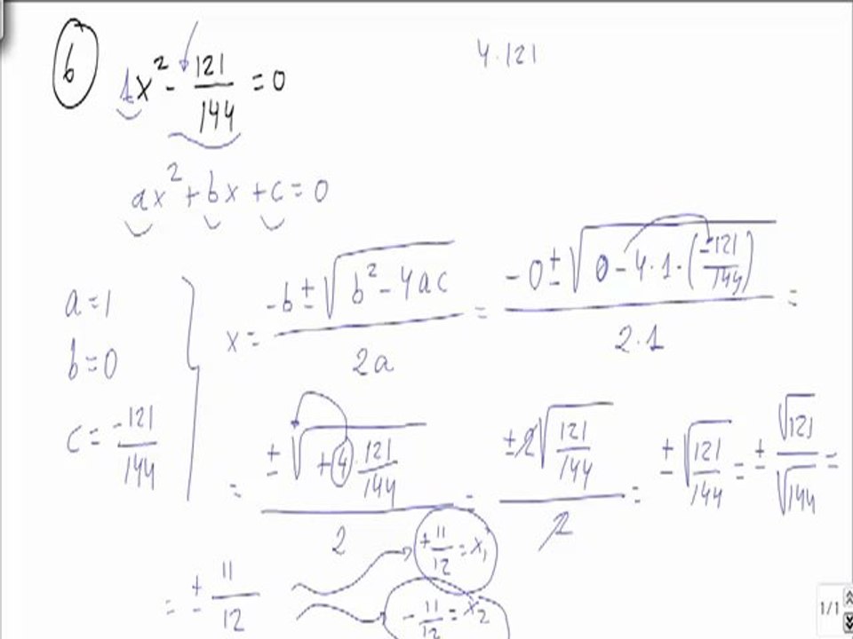 Ejercicios resueltos de ecuaciones de segundo grado problema 6