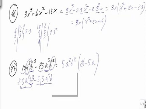Problemas resueltos de polinomios factor comun problema 13