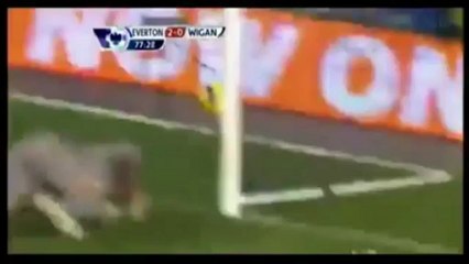 أهداف ويجان أتلتيك ( الحبسى ) 2_1 إيفرتون 26_12_2012