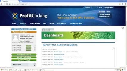 Gagner de l'argent sur internet avec ProfitClicking